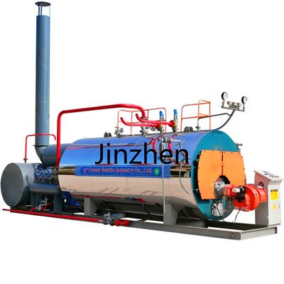 Horizontal 2 ton Oil Gas Fire Tube Steam Boiler for Vegetable Oil Refining