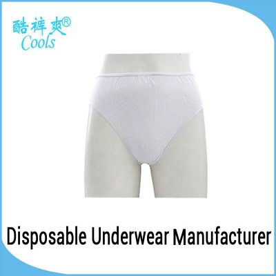 China Wholesale Disposable Cotton Mens underwear Boxers In White