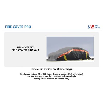 Fire blanket for electric vehicles (100% made in Korea)