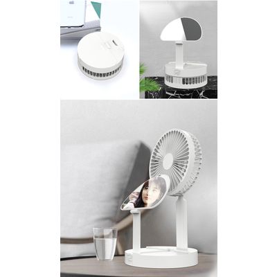 Desktop beauty Fan Portable Mini Fan Summer Air Cooling Rechargeable USB Fans Bladeless Fan
