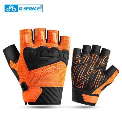 INBIKE Sports Gloves Half Finger Adjustable Wrist Road MTB Bike Bicycle Cycling Riding Gloves MH010