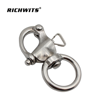 20x65mm snap shackle stainless steel 316 quick release swivel camera hook shackle for camera straps