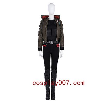 Cyberpunk 2077 woman cosplay costume role playing video game costume