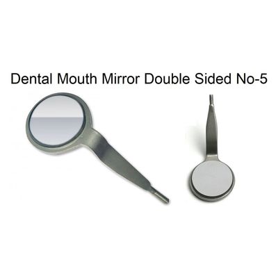 Dental Double Sided Mouth Mirror Plain No-5 Dental Surgical Instrument