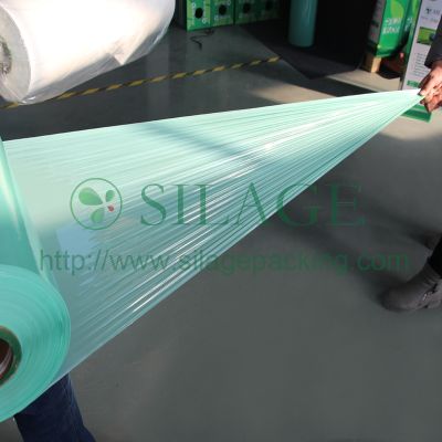 Green Color, 500mm25mic1800m, Wrapping, Silage, Hay, Bale, Agriculture