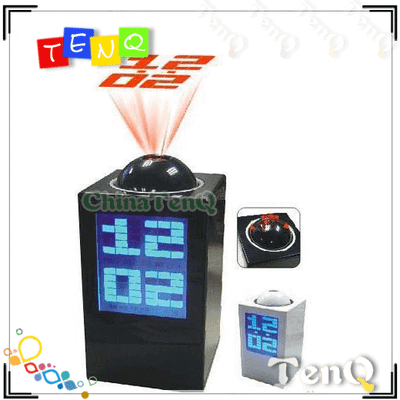 LED Projection Alarm Clock W/ LCD Temperature Display