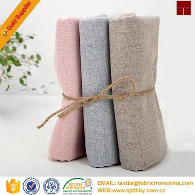 high quality cotton linen fabric for clothing dress