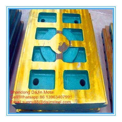 Jaw crusher wear parts jaw crusher plate from China foundry
