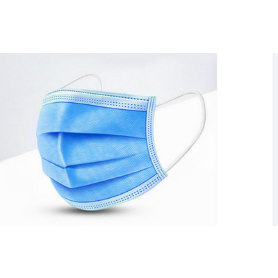 Earloop Pleated 3 Ply Medical Procedure Disposable Surgical Face Mask