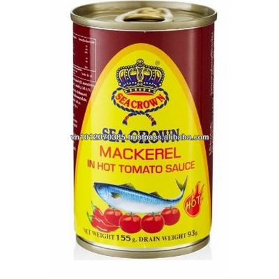 Sea Crown Canned Mackerel in Hot Tomato Sauce 155g FMCG products