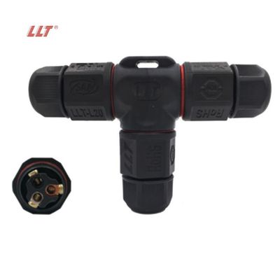 LLT IP67 IP68 Waterproof Connectors Three Way 2 3 4 Pin LED T Connector for led strip