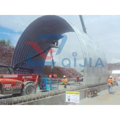 Half circle large span corrugated steel arch culvert for tunnel liner