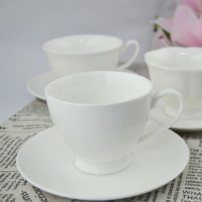 Hot sale marble ceramic coffee cup saucer with spoon