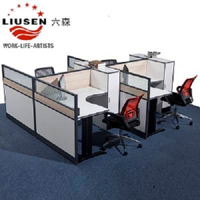 Modern and Economical Office Work Space with Screen (LS-014)