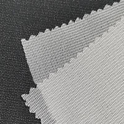 100% Polyester Fabric Tricot interlining fusible interfacing woven warp knitted fabric for Clothing