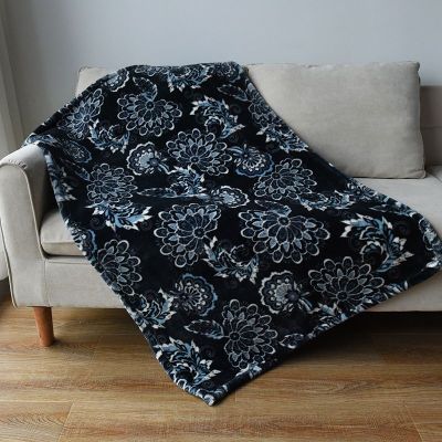 100% polyester knitted flannel coral fleece blanket