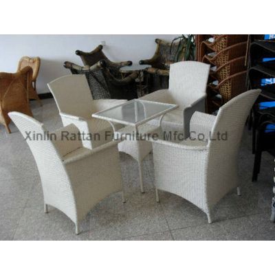 Square Rattan Table And Chairs - Xinlin Rattan Furniture Co, Ltd