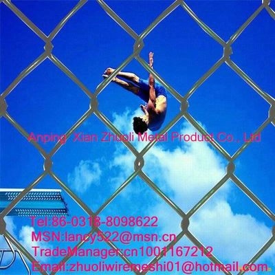 china produces high quality and lowest price chain link  fence