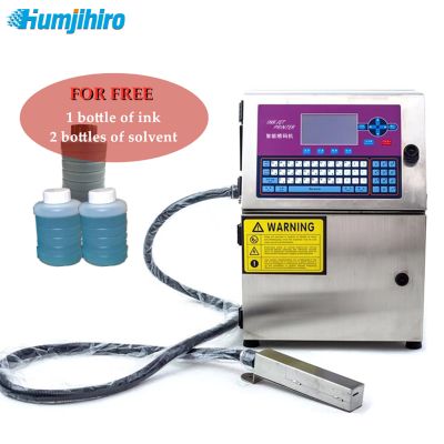 Automatic Date Number Batch Code Printing Machine Continuous Inkjet Printer CIJ for Plastic Bottle