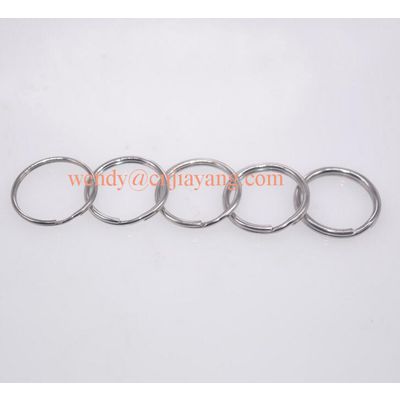 jiayang factory price silver round key ring