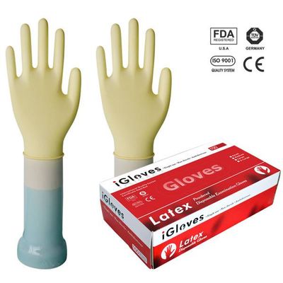 powder latex surgical gloves