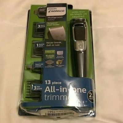 Philips Norelco MG3750 Multigroom All-In-One Series 3000, 13 attachment Hair trimmer