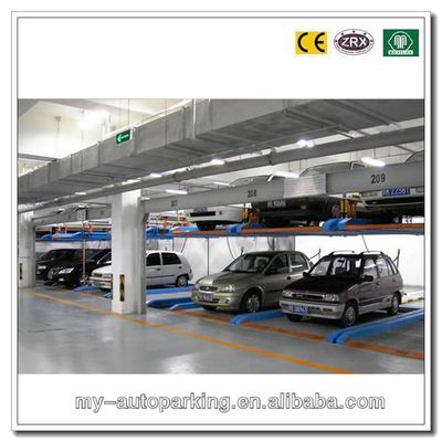 Hot! 2 Levels Steel Structure Automated Puzzle Car Parking System Underground Parking Lot Solution
