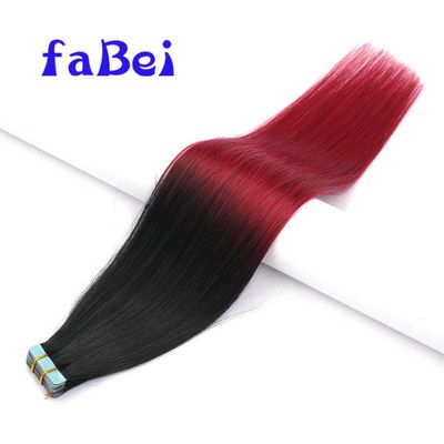 Wholesale Straight Hair, 100% Brazilian Human Tape Hair Extension