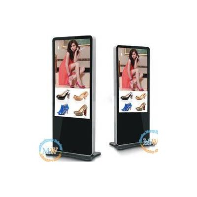 Multi-zone display and slim type 55 inch floor stand indoor lcd advertising player
