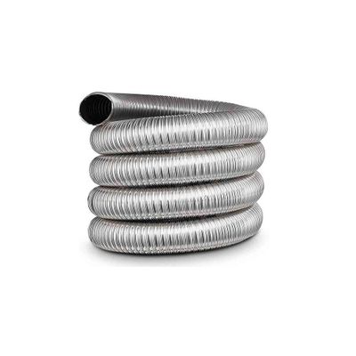 MAXLUCK 6Inch 8Feet Semi rigid aluminum flexible air duct / Semi-Rigid Aluminum Duct / Semi-rigid Al
