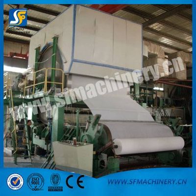 Paper making plant machinery for toilet roll making machine on sale