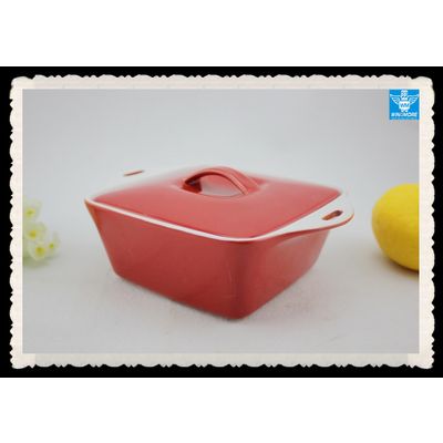 High quality Ceramic Soup Pot with lid WM-XW-020