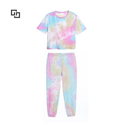 Kids Tie Dye Cotton Pajama Set