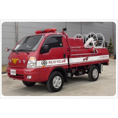 Multi-purpose fire fighting vehicle(Korean type mountain fire extinguisher car)