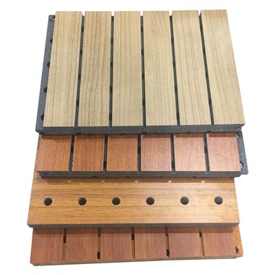 Wood ceiling panel,acoustic wood grooved acoustic panel