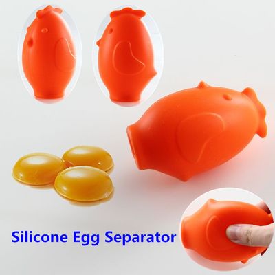 Hundred Percent FDA Factory Wholesale Cheap Chicken Shape Silicone Egg Separator