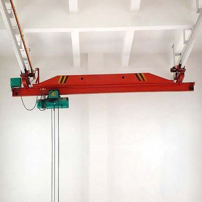 10 Ton Single Girder Suspension Bridge Crane With CD MD Electric Wire Rope Hoist