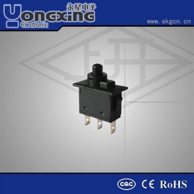 Hot sale IP65 30A 12 volt flat low voltage mechanical momentary push button switch