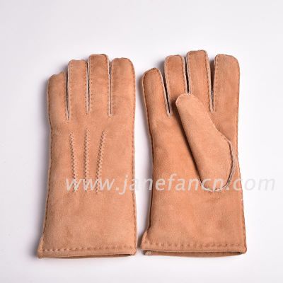China Sheepskin Shearling Winter Gloves
