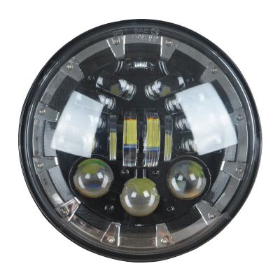 7'' Inch 70W Round LED Motorcycle Headlight Headlamp