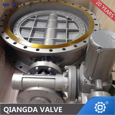 Metal seat double flange triple eccentric water seal butterfly valve