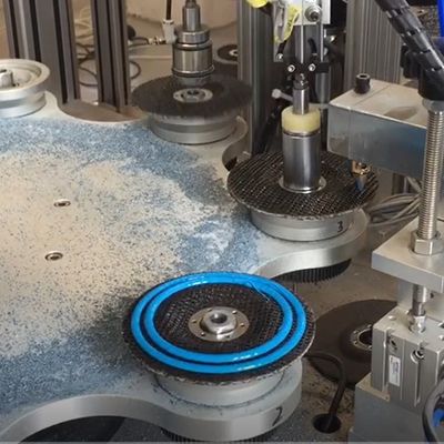 Newly Updated Technology full automatic machine for flap wheel abrasive disc making machine