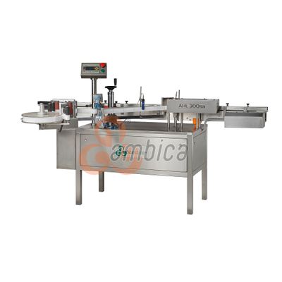 Automatic Self Adhesive (Sticker) Pneumatic Labeling Machine for Big Round Containers with Big Label