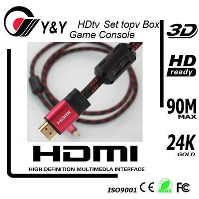 HDMI cable Gold Plated support 4k*2k 3D / ODM manufacturers