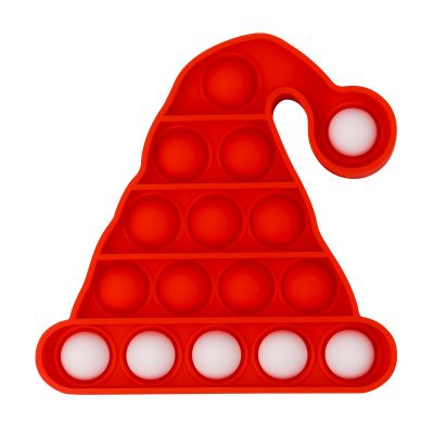 Fidget Anxiety Relief Toy Silicone Christmas Hat