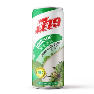 250ml J79 soursop juice drink with pulp Never from concentrate Natural juice only Vietnam Suppliers