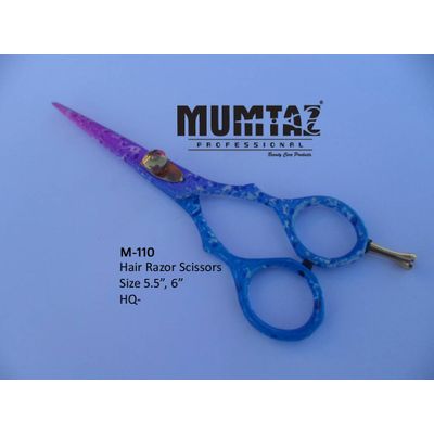 Hair Razor Scissors Pink Blue