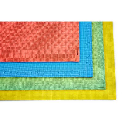 Thick Squares Floor Gym Mats Colorful