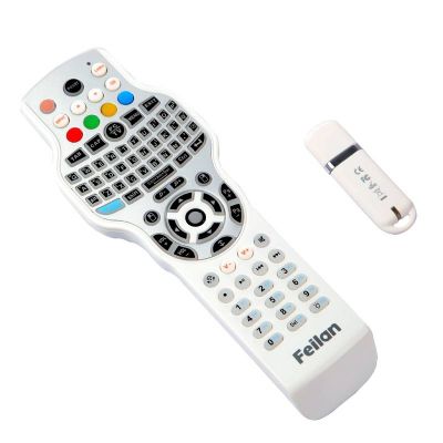 2.4G wireless mini keyboard mouse for Smart TV remote control with IR learning+backlight