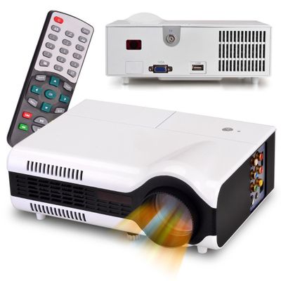 Hot Sale Mini LED Portable Projector 3D home theater support HDMI